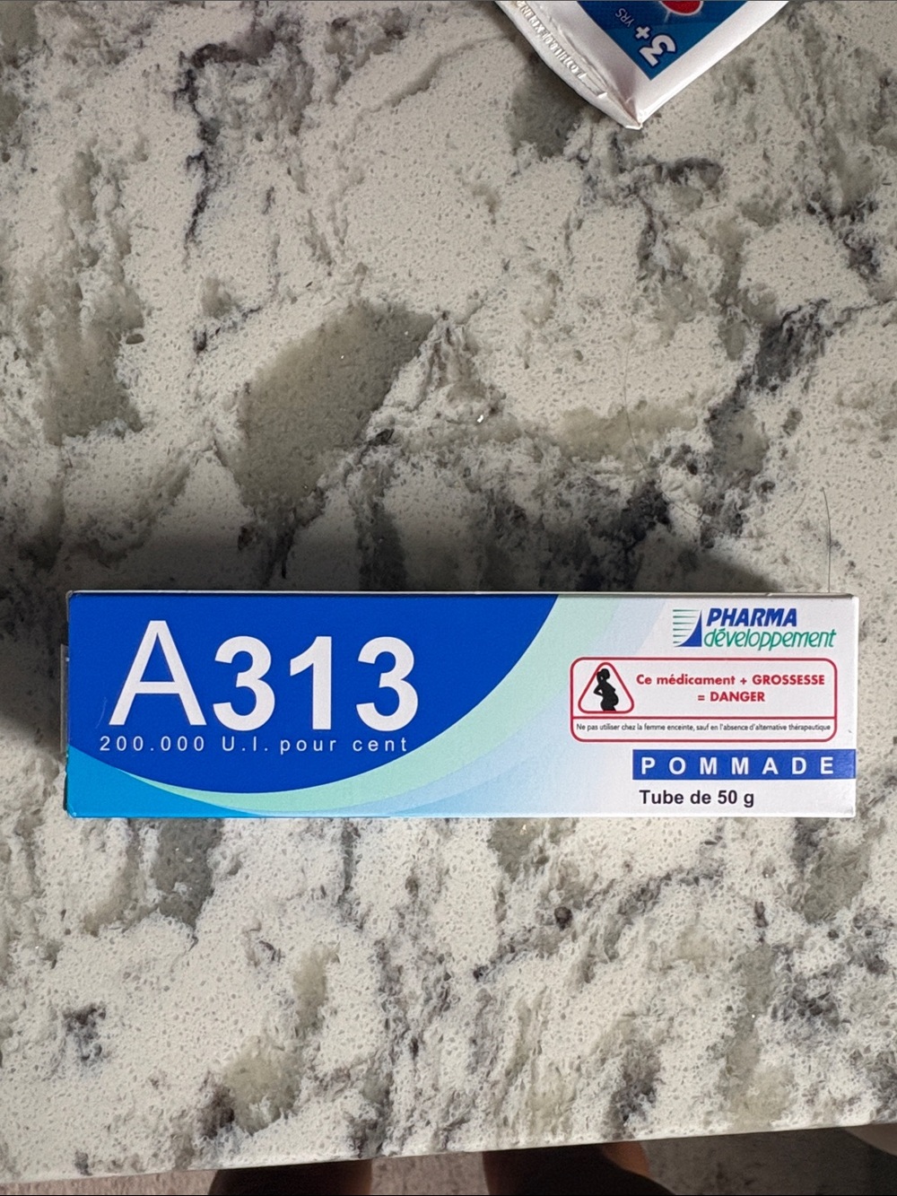 A313 Pomade Ointment Tube from France